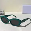 Designer Womens Sexy Oval Frame Cool Lunettes de soleil PR 26 Luxury Sunshade Retro cats eye Small Frame personnalité de fête en plein air Logo sur la jambe avec boîte d'origine