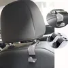 جديد 2pcs حقيبة اليد خطاف مقعد السيارة الماس الخلفية السنانير بلينغ راينستون شماعات Universal Auto Headrest حامل تخزين الملحقات الداخلية للبنات