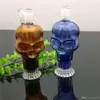 Rökande rör mini färg skalle glas vatten flaska glas bongs olje brännare glas vatten rör oljeriggar