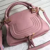 Marcie Double Carry Bag Sattelstiche Körnige Ledermode Luxurys Designerin Frau Umhängetaschen tte schräge große Kapazität Crossbody Handtaschen Geldbörsen