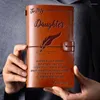 Подарочная упаковка винтажные гравированные журналы ретро -кожа кожаная книжка дневник блокнота записка о канцелярских товарах Fou99