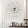 Wall Clocks Modern Personality Fashion Wrought Iron Store El Bar Hanging Crafts Home Background Sticker Decoration