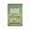 Retro Bicycle Metal Tin Signs Riding Bike Vintage Poster Bar Pub Club Room Decoration Wall Plaque Home Decor 30X20cm W03