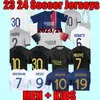 Joueur 30 10 MBAPPE 7 maillots de football HAKIMI SERGIO RAMOS SANCHES psGS français 22 23 24 Maillots maillot de football 2023 2024 hommes enfants kit ensemble Benzema Icardi Verratti uniforme