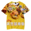 Damen T-Shirt 3D Cartoon Pui Molcar Bedruckte T-Shirts Niedlicher Stil T-Shirts Männer Frauen Mode Lose T-Shirts Kinder Komfort Tops Kinder 230317