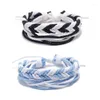 Charm Bracelets Handmade Braided Cotton Rope Bracelet For Women Charms Friendship Multilayers Bangles Wrap Wristband Jewelry