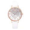 Orologi da polso Orologi da donna di moda Orologi di lusso Orologio da polso da donna al quarzo Set da donna Cinturino in pelle casual Orologio Reloj MujerOrologi da polso