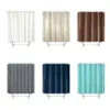 180*180 cm couleur unie rideaux de douche salle de bain Polyester bain imperméable rideau de douche ensemble avec crochets dh54