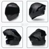 Caschi da moto Casco Bluetooth Visiera apribile Dual Lens Casco Moto Uomo Moto Motocross Full Face