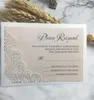 Grußkarten 50pcs RSVP Hochzeitskarte Personalisierte Textkarten Grußeinladungskarten Nachrichten Geschenkkarten Postkarten Geburtstagsfeier 230317