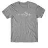 T-shirts pour hommes 2023 chemise développeur informatique programmeur codeur Python ligne de battement de coeur drôle cadeau t-shirt