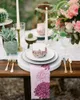 Tafel servet roze chrysanthemum bloem textuur 4/6/8 stks doek decor diner handdoek voor keukenborden mat bruiloft feestdecoratie