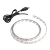 2016 Led Strips Flexible 5V Usb Strip Light Lamp Smd3528 50Cm 1M 2M Lumières de Noël Tv Fond Éclairage Drop Delivery Holiday Dhsz5