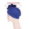 Berretti Beanie/Skull Caps Moda Donna Fiore di raso Turban Cap Soild Color Musulmano Foulard Bonnet Hijab interno Arab Head Wraps Pieghettato