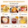 Storage Bottles Jars Container Containers Pot Favor Canning Clear Condiment Pepper Pickle Round Empty Kitchen Wide Mouth Party Preserve