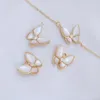 Pendant Necklaces With Shell Pendants Jewelry Sets Findings Butterfly 14k Gold Plated Charms For Making DIY Brass AccessoriesPendant