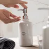 Liquid Soap Dispenser Creatieve keramische Hand Sanitizer fles Noordse minimalistische stijl Perstype Soap Dispenser Huishoudelijke badkamer Liquide subbotteling 230317