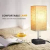 Lampes de table Simple carré lampe de bureau chambre Led nuit lit chambre lumière décoration chevet éclairages pour