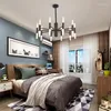 Chandeliers Large Chandelier For Living Room Kitchen Bedroom Home Decoration Wrought Iron Luxury Golden Dining Lights