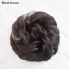 Straight Wig Hair Band Fluffy Bun Curly Rubber Matte High Temperatur Fiber Updo
