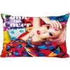 Pillow Case 35x45cm Pillowcase Koda Kumi Rectangle Pillowcases Bed Home Living Room Covers One Side Custom Gift