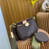 ملحقات Pochette Multi Pochette حقيبة يد عبر الجسم محفظة الكتف ثلاث قطع قابلة للتعديل وقابلة للفصل 2023 حقائب يد جديدة