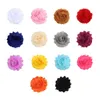 Solid Color Handmade Flowers Baby Duckbill Clips Fashion Infant Bangs Hairpins DIY Children Headwear Photography Props