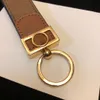 Luxury Keychain Mens Leather car key ring Keychains Buckle womens fashion bags hanging buckle High Quality