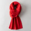 Sciarpe di lana da uomo per l'inverno Solido puro maschio Sciarpa calda Avvolge Scialli Vero fazzoletto da collo Foulard lungo Homme