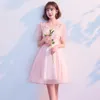 Abbigliamento etnico FZSLCYIYI Arrivo Donna Fiore Abito a figura intera Moda Rosa Abito da damigella d'onore Abito da sera elegante Abiti da festa Cheongsam