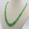 Cadenas 6-14mm Calcedonia Lucky Stone Tower Collar Cadena Aventurine Crystal 18inch Beads Mujeres Joyería Regalos Accesorios OrnamentsChains