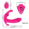 Nxy Vibromasseurs Gode portable Vibromasseur Clitoris Stimulateur de point G Télécommande Baguette invisible Masseur vaginal Jouets sexuels pour femmes Mastubation 230310