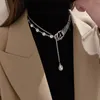 Ketens elegante geometrische kristal choker ketting glitter hanger voor meisjes vrouw dochter geschenken