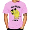 T-shirt da uomo Tee Hipster O Neck Camicia ufficiale Wacky Races Muttley Crew Retro Cartoons Shirt 018286