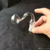 Big bubble S pot Bangs en verre en gros Brûleur à mazout Conduites d'eau en verre Plates-formes pétrolières Fumer