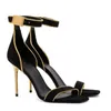 Luxuy Women New Heel Summer Uma Women Sandals Shoes Gold-Tone Heel Lady Pumps Wedding Party Dress Evening Gladiator Sandalias With Box EU35-43