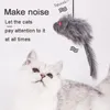 Kattleksaker leksak fylld mus interaktiv för katter hängande dörr utdragbart rep rep kattunge stick hushållsmaterial