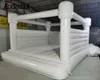 Inflatable White Bounce House PVC Bouncy Castle/Moon Bouncer House/Bridal Bounce Wedding jumper free ship