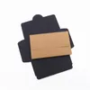 بطاقات المعايدة 50pcs/Lot Kraft Paper Pover Boxes 105x65x5mm misship packaging card box riviter ripitive reviewes 3 colors 230317