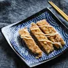 أوعية الأوعية الخزفية المائدة اليابانية تحت الصمغ الأرز الوعاء مربع السوشي لوحة الطبخ وألواح المطبخ ملحقات المطبخ