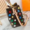 Women Bucket Totes Shopping Bags Purses Floral Round point Letter Handbags Leather Fashion Shoulder Bags Wallets