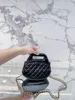 Bolso de hombro de diseñador, bolso de mano para mujer, Mini bolso de lujo, billetera Toot, bandolera, monedero, cadena, patrón de diamantes, negro, moderno, cien