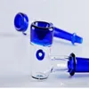 Hookahs blauwe pijp glaswerk groothandel glazen bongs accessoires, glazen waterpijp roken