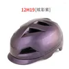 Casques de moto casque avec voyants d'avertissement véhicule électrique cyclisme vélo de route été extérieur demi