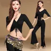 Scenkläder vuxen sexig modal mesh östra orientalisk magdanskostym klänning för kvinnor som dansar kläder magdance kläder
