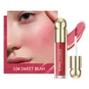 Beauty Liquid Blush Stick Pigment Blijvende natuurlijke vloeibare contouren voor gezicht Blusher Cheek Tint Peach Cream