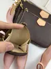 5A Women S 2023 Original Bag Imported Leather Box Date Code Handbags Purse Wallet Clutch Shoulder Messenger Cross Body Multi Pochette 3th