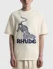 2023 Summer Rhude T Shirt Mens Designer T Shirt Rhude Casual Shirts Man Womens Tees Short Sleeves Top Sell Men Hip Hop Clothes US SIZE S-XL ds