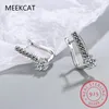 Creolen oval für Damen, klassisch, 925er Sterlingsilber, trendig, Spinell, Verlobung, Modeschmuck I249