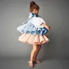 فساتين الفتاة 2023 عيد عيد الفصح من قطعة واحدة فاكت 2PCS زفاف Brithday Party Children Dress Closy for Yound Girls Fluits يأتي Sukienka W0314